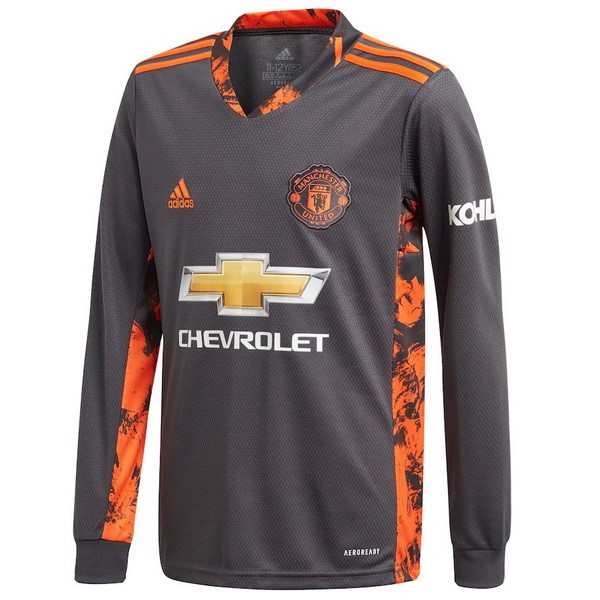 Tailandia Camiseta Manchester United 1ª ML Portero 2020-2021 Gris